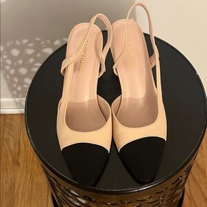 Women's Two-Tone Slingback Heels